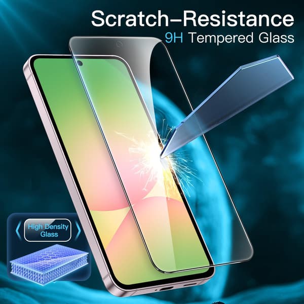 2-Pack Samsung A57 Screen Protector in Premium Tempered Glass