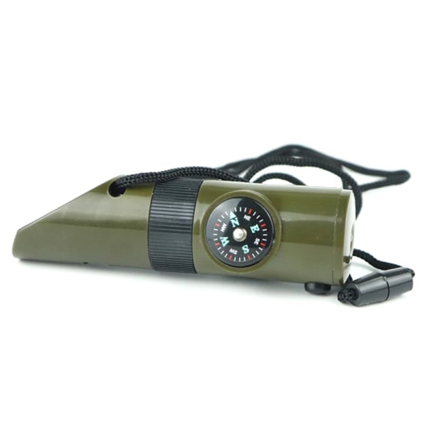IC Multifunktionell Visselpipa 7 i 1 Survival Bushcraft Trekking Comp