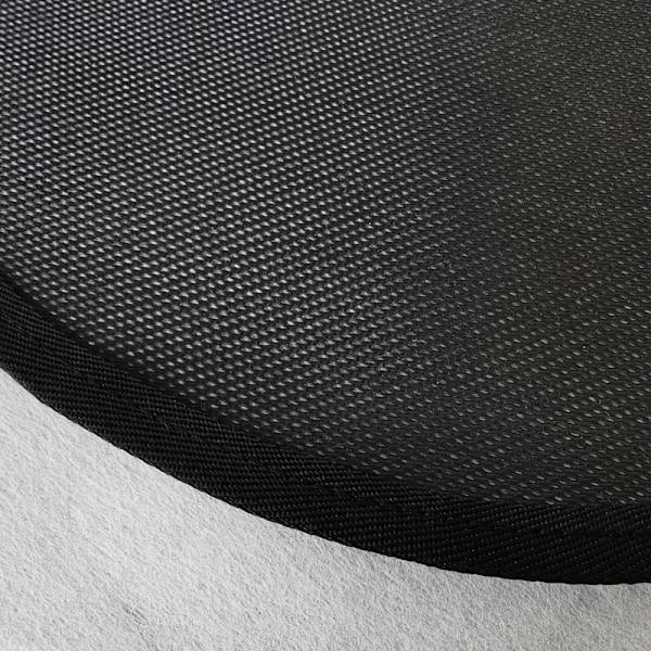 Round Fire Pit Mat - 48 Inch (122 cm) - Black