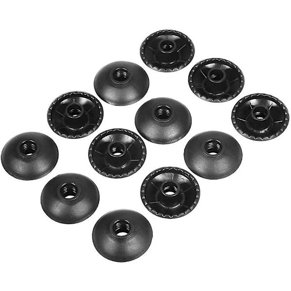 Gummipuffertilbehør til vandrestave, klatrestavetilbehør, gummipufferudskiftningsfødder til nordiske vandrestave, vandrestave