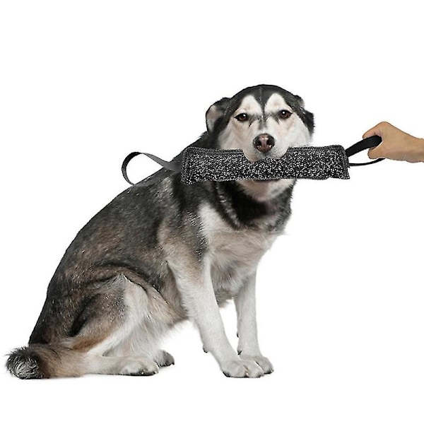 2 Handtag Husdjursträning Bite Tug Leksaker Ung Hund Tugga Armärm