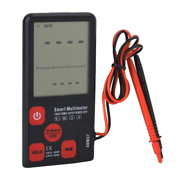 Bside Adms7 Bærbar Automatisk Lcd Display Digital Multimeter 6000 Tællinger