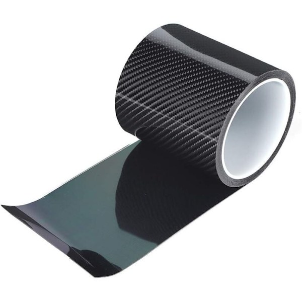 Anti-Rep Carbonfiberremsor Kolfiberskyddsfilm Torr Kolfiberdetaljering Vinylfolie Remsa Bildörrkantskydd Klistermärke (10cm3m)