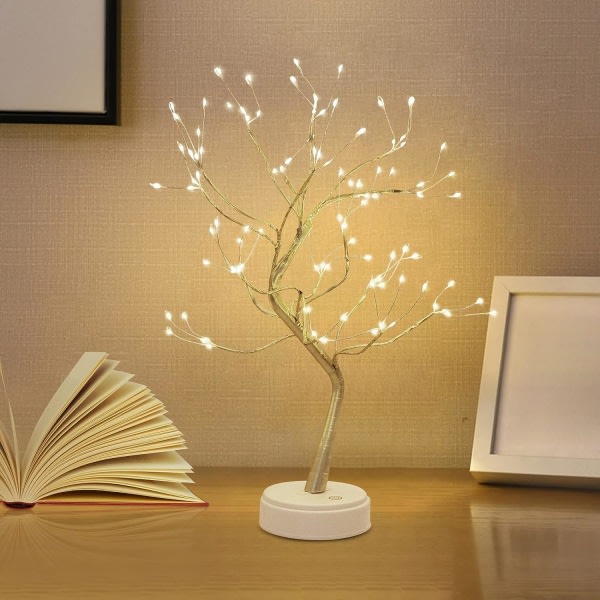 LED-trädljus, varmvita trädljus, 108 LED justerbart träd