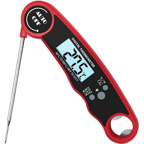 BBQ Termometer: Trådlös, Vattentät (IP67), Kök & Kött Temp Mätare