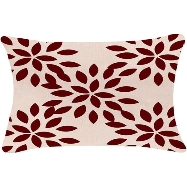 IC Lumbal Prydnadskudde Örngott 30x50 cm Set om 4, Modernt Sofföverdrag, Dekorativt Utomhus Linne Tyg Fodral för Bäddsoffa Bil 30x50cm