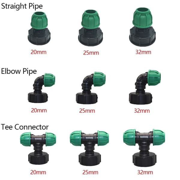 IBC-säiliöadapterit Sovitin Kierreyhdistäjä 25MMTEE-LIITIN 25mmTee-liitin 25mmTee Connector