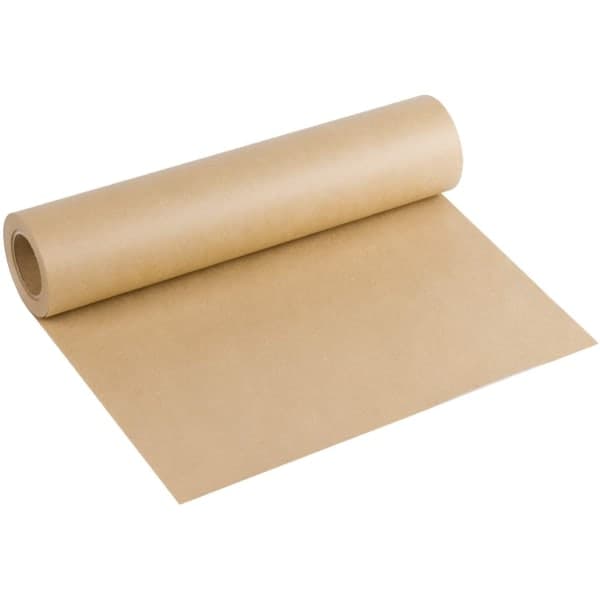 Rulle brunt kraftpapper pyssel konst presentinslagning paket dekorativt papper