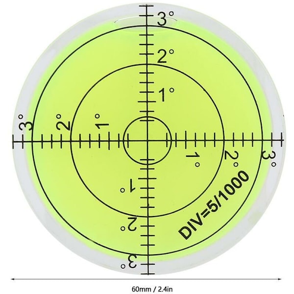 Stor Bullseye Vaterpas 60mm Vaterpas