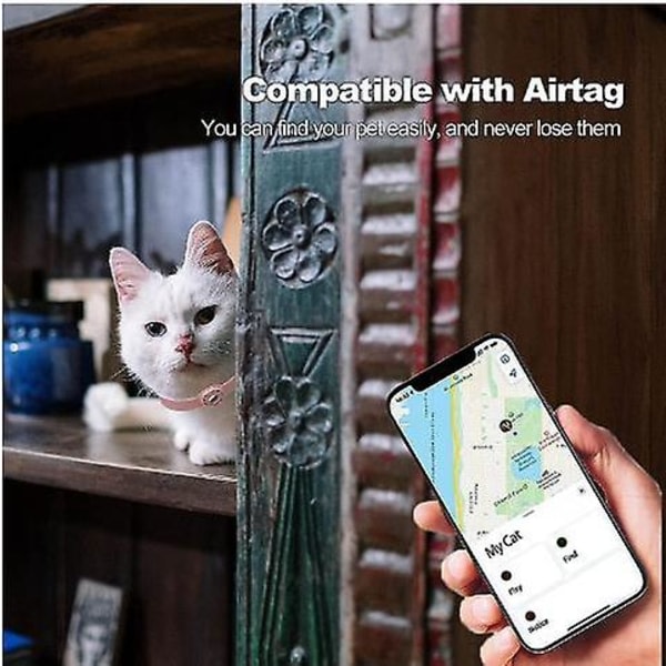 1:a Pet Collar Anti Loss Silikon Airtags Tracker Cover