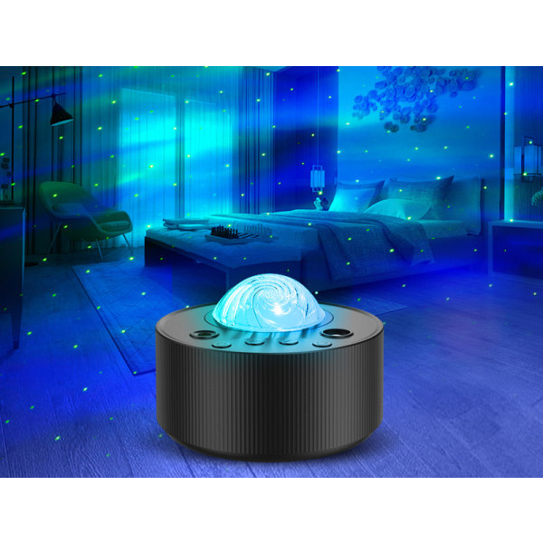 Lights Aurora Projektor för sovrum,lekrumsinredning,svart