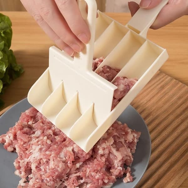 Köks Trimmer Köttbulle Formare Köttbulle Sked GUL 4 4 Gul 4-4 Yellow 4-4