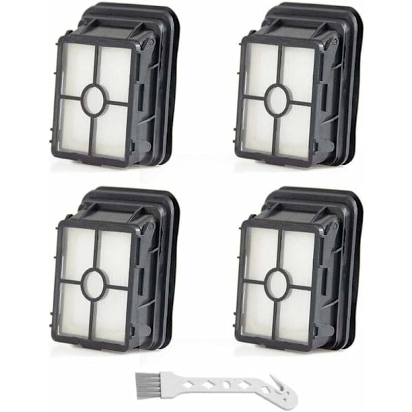 Bissell Crosswave 4-pak 1866 1866F Vaskbare erstatningsfiltre til Bissell CrossWave 3-i-1 Multi-Surface 17132 og Pet Pro 2225N støvsugere