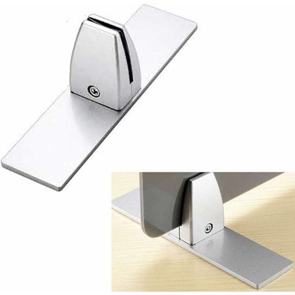 Plexiglas Klämhållare, Bordsklämma för Anti-Nålskydd, Plexiglashållare, Glashållare, Akrylglasklämhållare, Set om 2, Silver