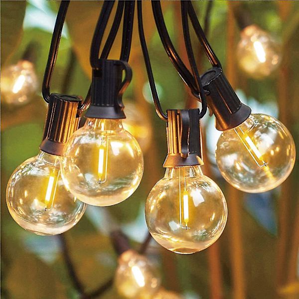 20 kpl G40 LED-korvaavat lamput E12-ruuvikanta Särkymätön LED-maapallolamput aurinkokennoketjulle