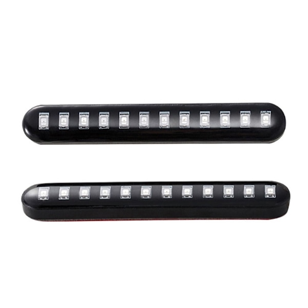 2 STK Motorcykel Blinklys LED Lysstriber Nummerplade