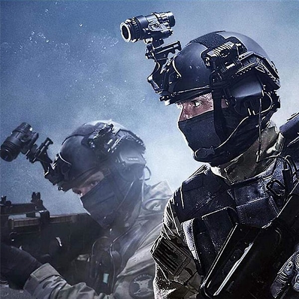 PVS-18 Infrarød Hjelm HD Digital Wear Infrarød Nattesyn Briller 3 Gange Forstørrelse Teleskop