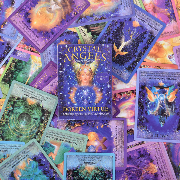 IC Crystal Angel Oracle -kortit, kestävät ja muodikkaat tarot-kortit