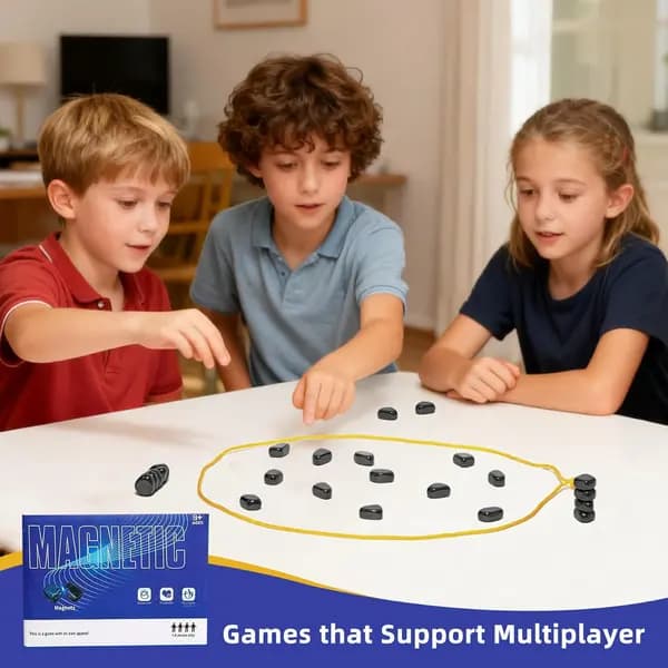 Magnetisk Stein Brettspill Strategi Ferdighetsspill for Familie og Venner 1 til 4 Spillere Alder 9+