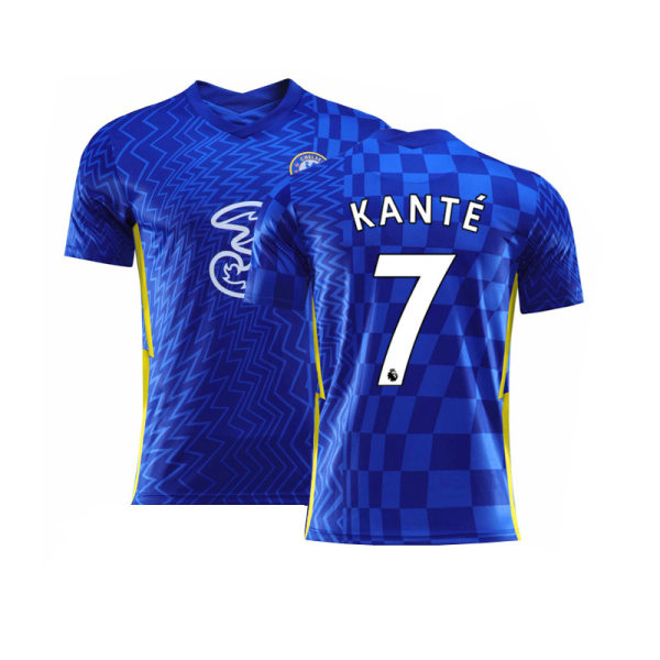 Kante #7 Trøje Hjem Ny Sæson Chelsea Fc Fodboldtrøje Sæt S
