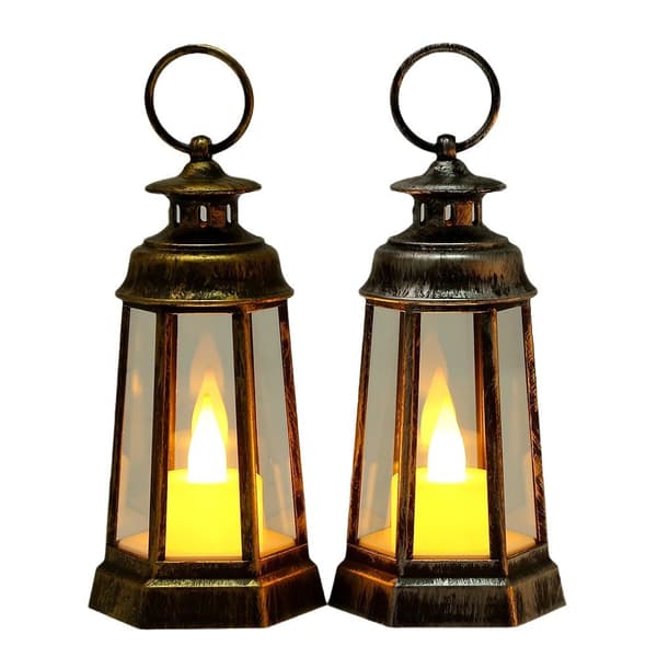 LED Lanternelykt SVART svart black