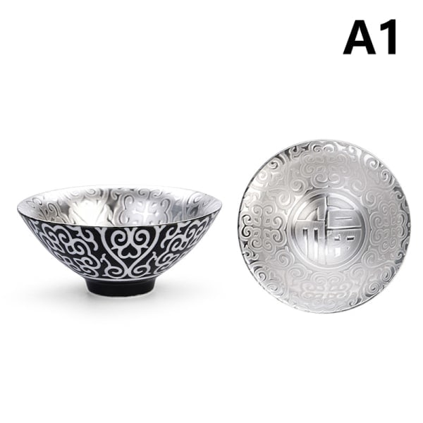 IC Handgjord Silver Tekopp Stil Keramisk Tekopp Teskål Emalj A1