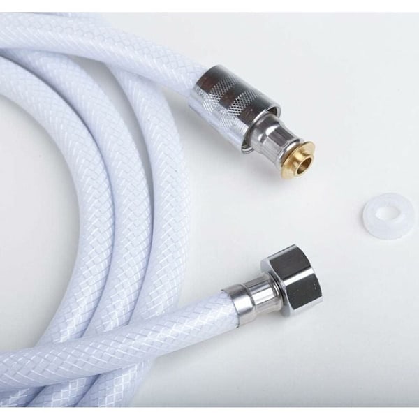 2M PVC Duschslang, Universell Ersättning, G1/2 Slang, högtrycksbeständighet, flexibel och anti-brott.