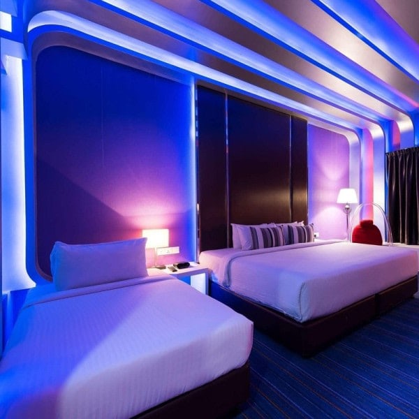 IC LED Strip 5M, RGB LED Strip, SMD 5050 Lys Strip, Farveskift LED-lyskæde