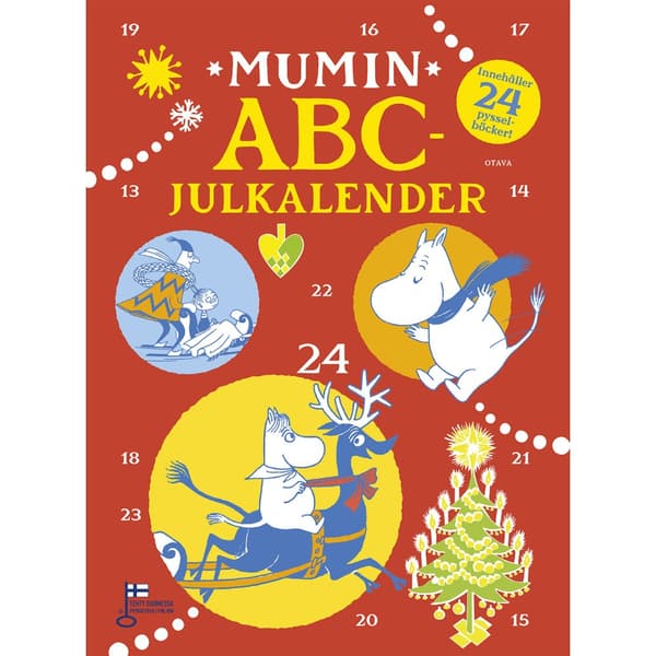 Mumin Adventskalender med pysselböcker (bok) 500