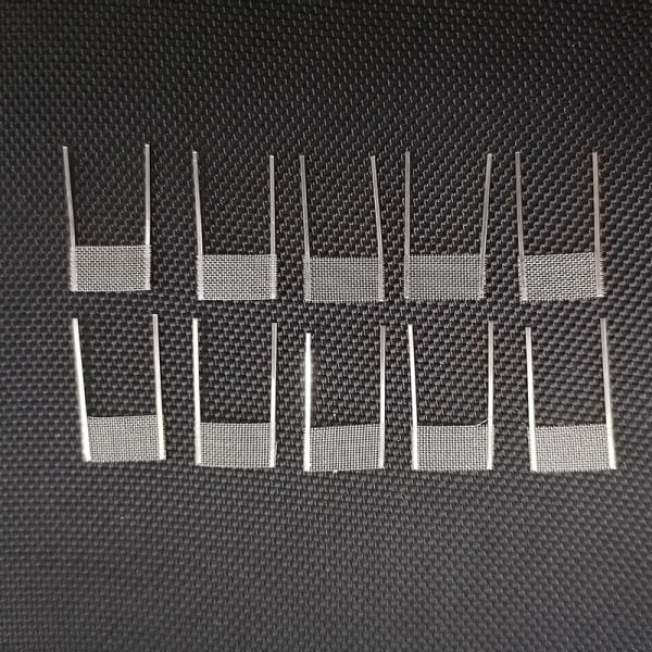 IC 10 kpl Mesh Coil PNP-VM6 NI80 Mesh Coil 0,15Ω Resistans DIY Ruusunpunainen 10kpl