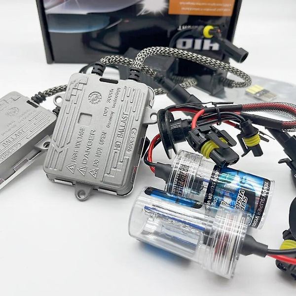 55w Snabbstart HID Xenon strålkastarsats Slim AC Ballast H7 H3 H7 H8 H9 H11 9005 Alla färger 6000k 4300k 8000k ersätt halogenlampa