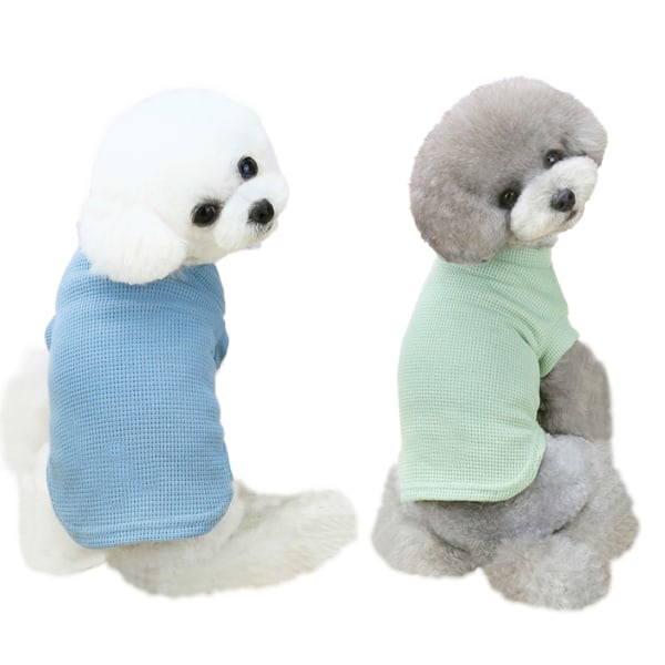 IC Hundskjortor T-shirt i bomull, sommarkläder för husdjur för små hundar, XL