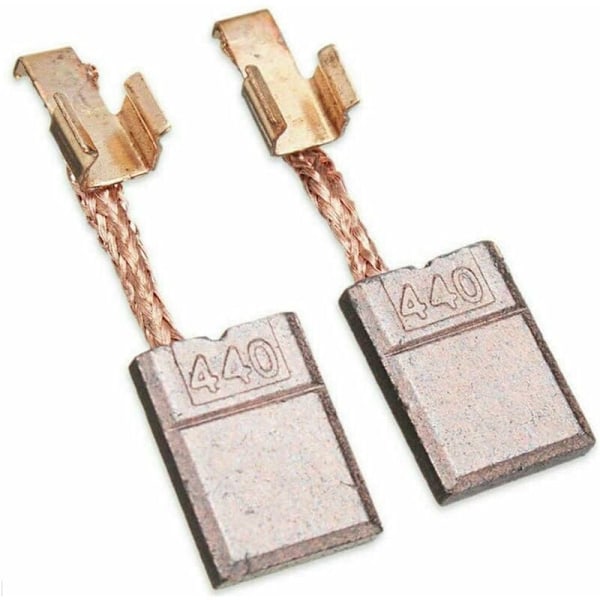 Par motor kulbørster til Makita CB440, 194427-5, CB-436 akku boremaskiner, skruetrækkere (3 x 10 x 13,4 mm)
