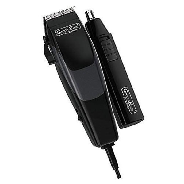 Wahl 79449-317 GroomEase Carbon Steel Hårtrimmer & Næsetrimmer Sæt