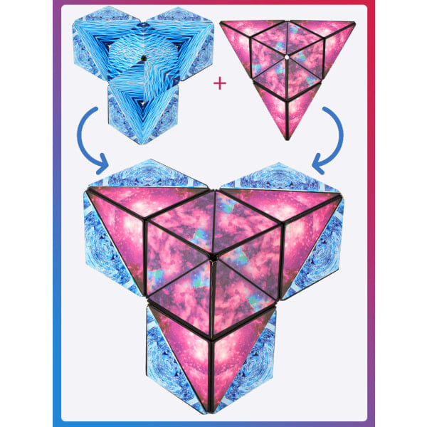 IC Magneettinen kuutiokompressio 3D Käsikäännettävä palapeli