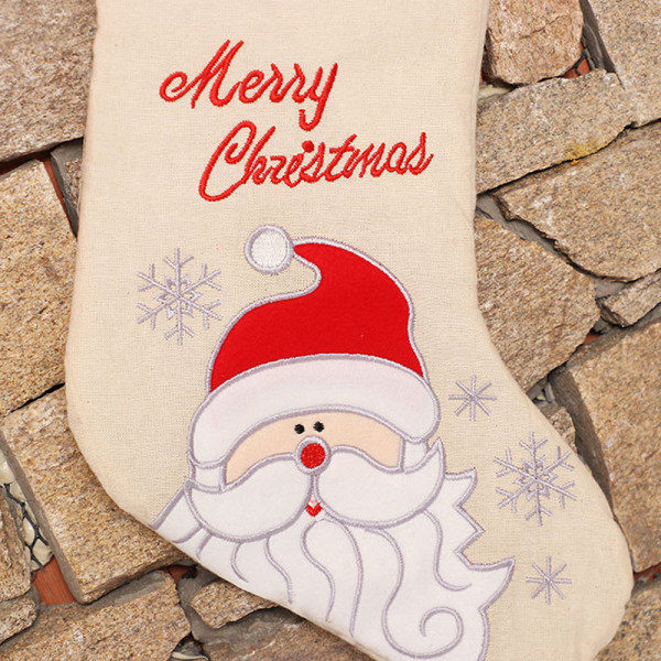 IC Julestrømpe Sett Santa Boots Gavepose Juletre stil 1