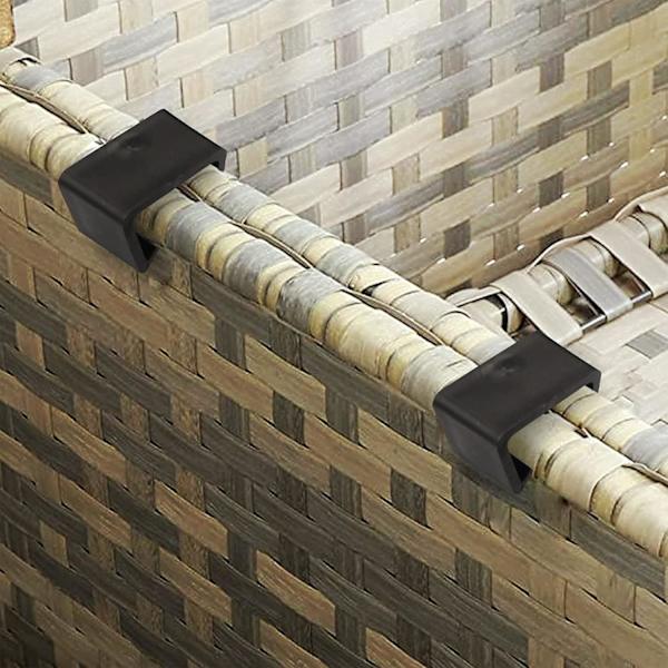 10 sett med møbelklemmer, forbindelsesklemme for terrassesofa