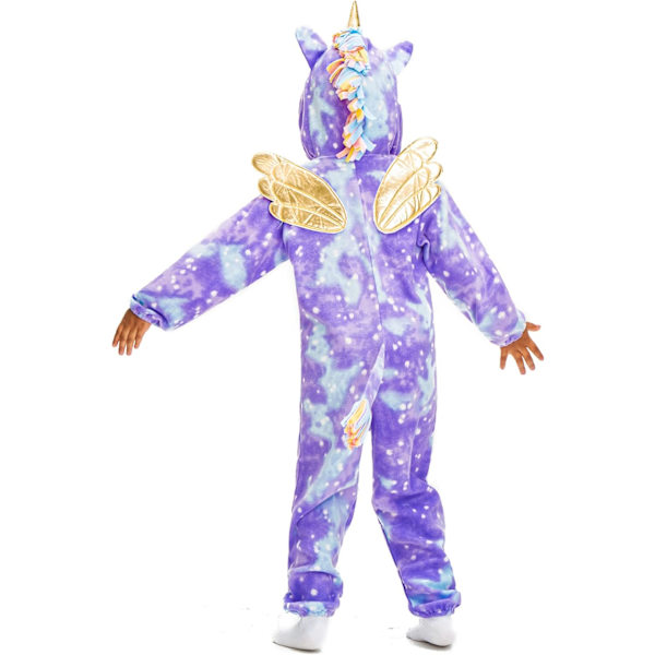 Enhjørning Pyjamas til Børn Dyr Nattøj Toddler Piger Romper Kostume til Halloween Fødselsdagsfest Lilla
