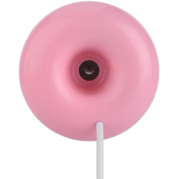 Bärbar mini luftfuktare Munkformad USB Atomization Spray Luftfuktare för hemmakontorsbil (rosa)