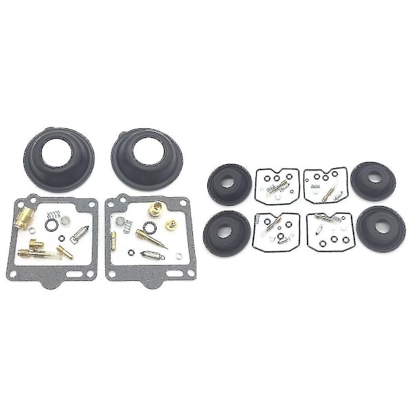 2set Virago 1100 Xv1100 1988-1999 kaasuttimen korjaussarja ja 4 sarjan kaasuttimen korjaussarja vakuumikalvolla