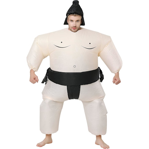 Oppustelig kostume til voksne, sumo kostume til halloween, sumo bryder Uppblåsbar kostym Sumo