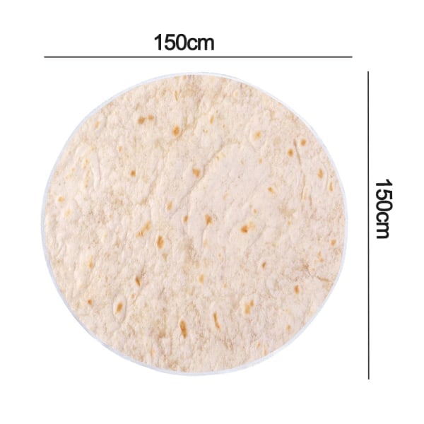 IC Rul dig ind som en gigantisk menneskelig burrito - Tortilla Taco Rund Pie 2