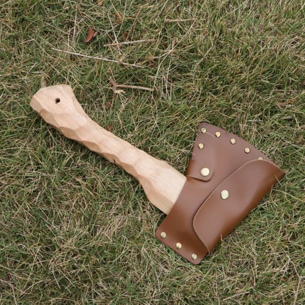 Etui Øksehoveddæksel Øksehovedskede Brun Brown