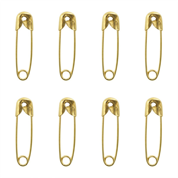 500 stk. sikkerhetsnåler, assorterte mini klesklyper