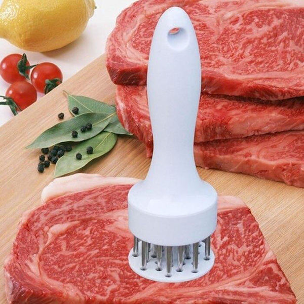 Kød mørner – Kødspyd – Kødhammer – Håndspyd – Tenderizer – Kødhammer – Rustfrit stål