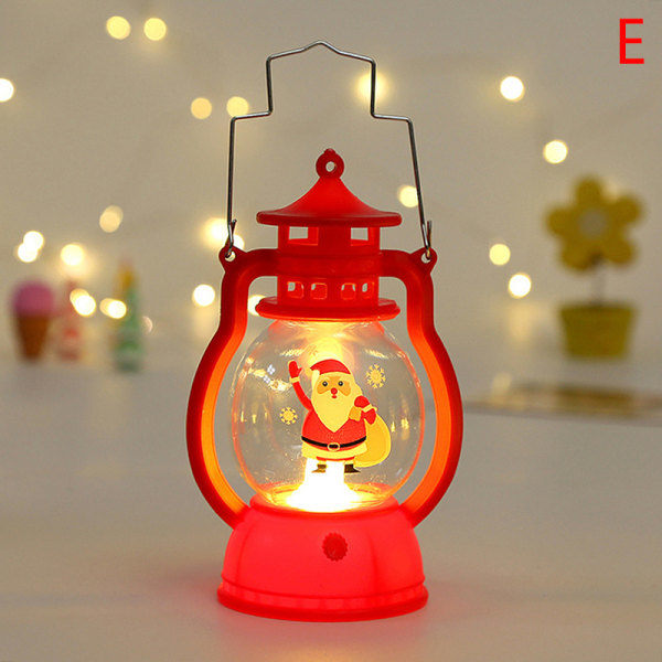 IC Jul LED-lamper Mini lykt dekorativ for jul nyttår E