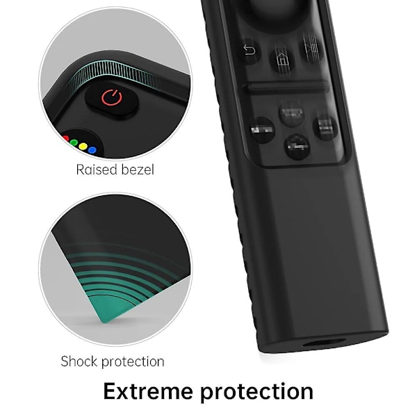 SIKAI Fjärrkontrollskydd för 2023 Solar Charging TM2360E TM2361E Silikonfodral för Samsung BN59-01432A TV-fjärrkontroll