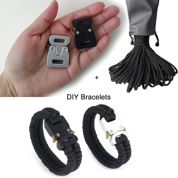 Paracord-soljet, rannekorusoljet, metallisoljet