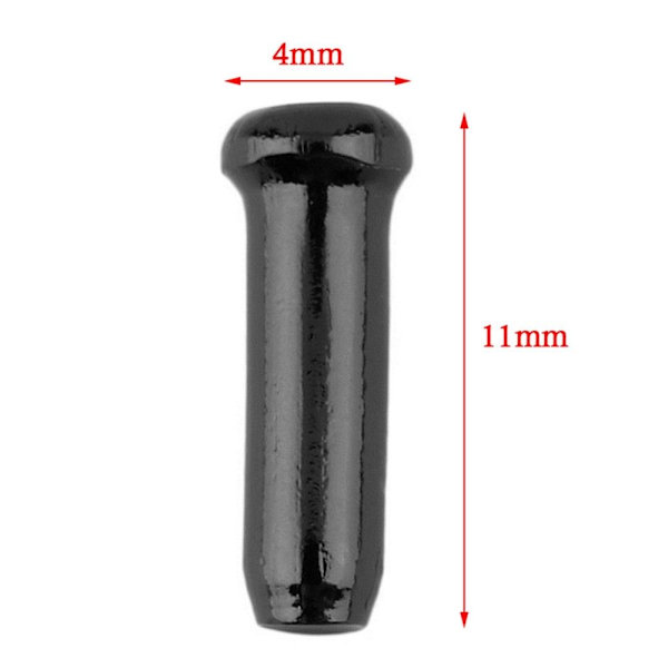 Bremseskabelender Cykler Gearskifter SORT sort black