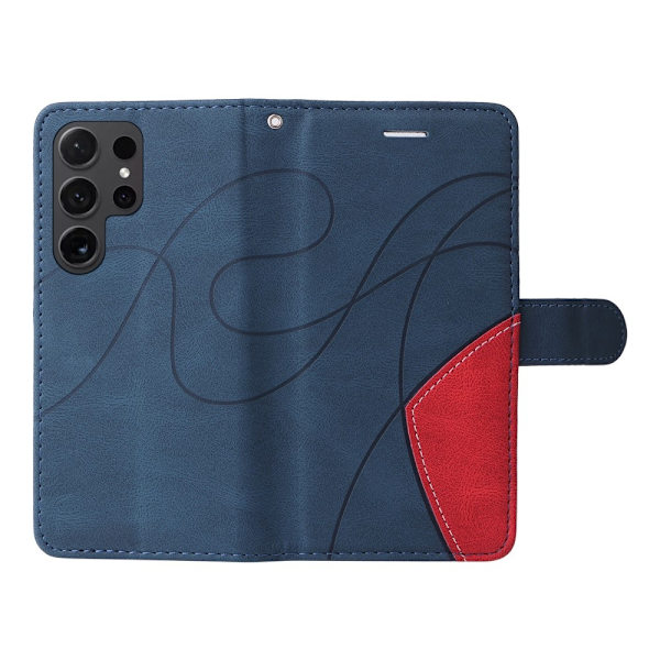 KT Wallet Case til Samsung Galaxy S24 Ultra - Blå Blå Blue
